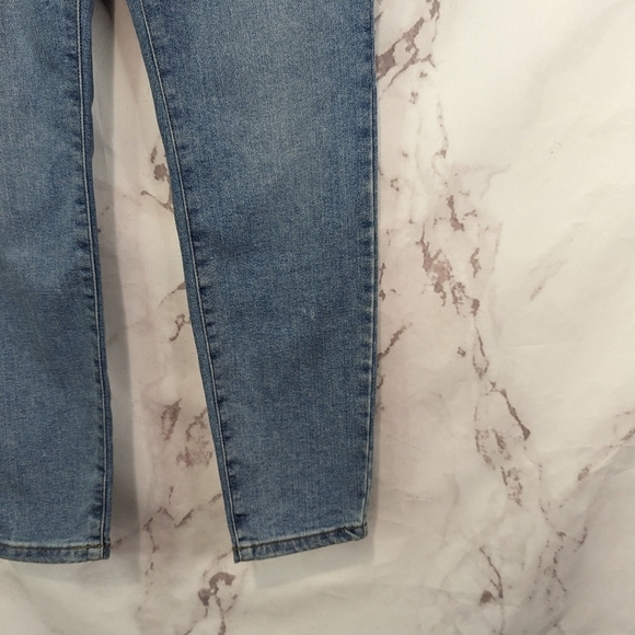 Everlane Skinny Jean Womens 23 Tall The High Rise Denim Mid Light Wash NEW - Picture 4 of 11